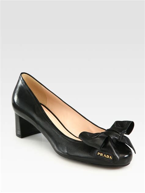 prada pumps block heel.